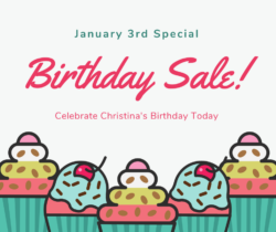 birthday sale