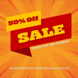 spring sale of the Graphics Creation Workshop